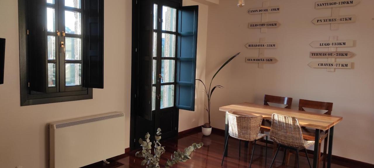 Apartamento Portovello Con Vistas Al Rio Allariz Kültér fotó